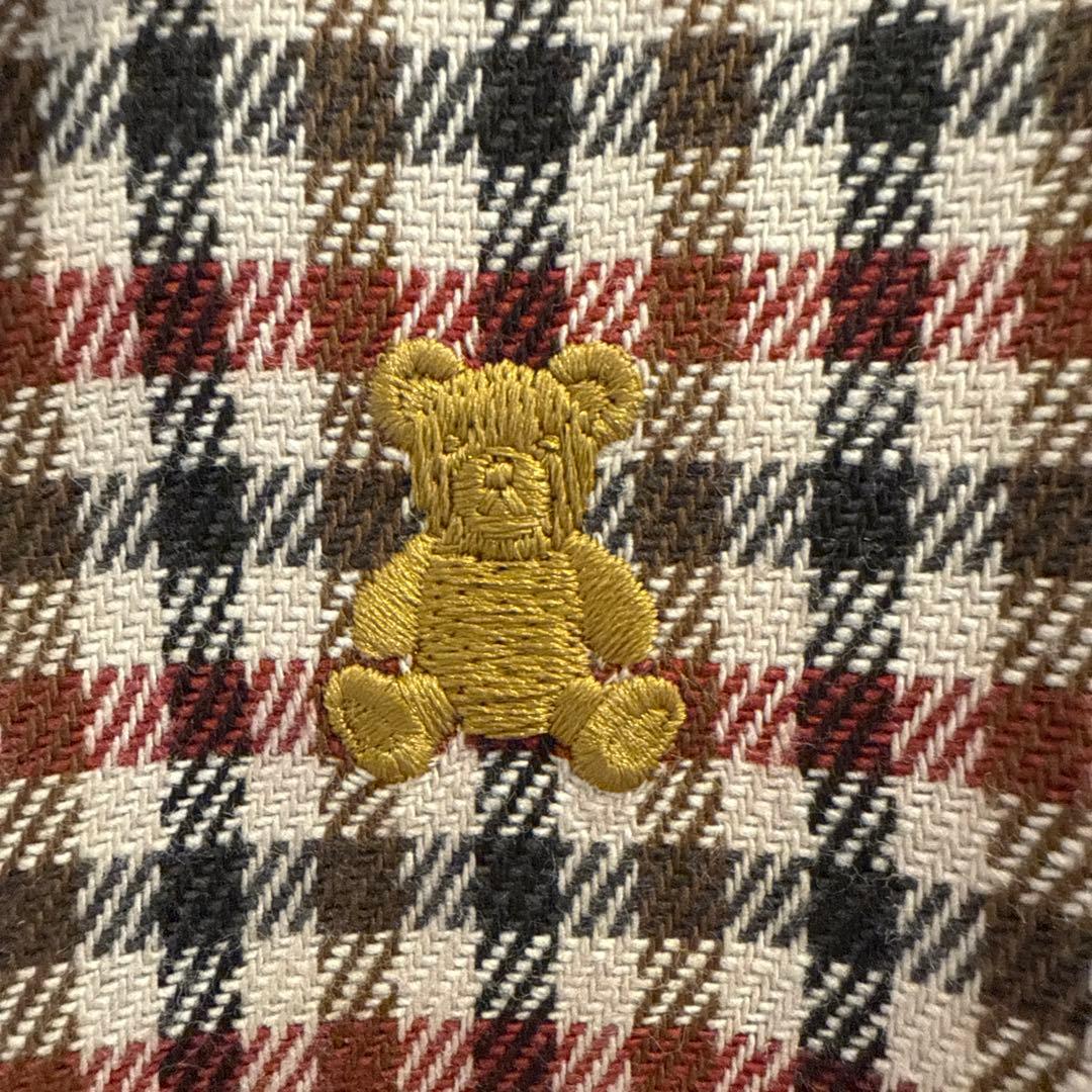 【美品】ミキハウス　長袖シャツ　ブラウス　100 秋冬　子供服　現行品