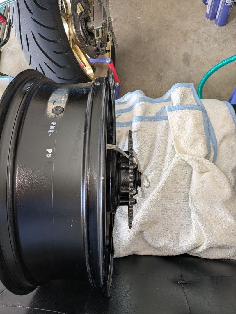 2019年式Ｚ９００ＲＳカフェ純正ホイール(リアスプロケット付)前後2本セット