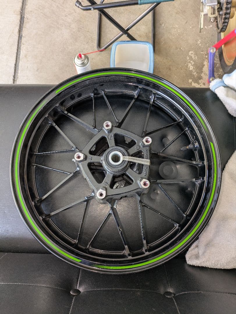 2019年式Ｚ９００ＲＳカフェ純正ホイール(リアスプロケット付)前後2本セット