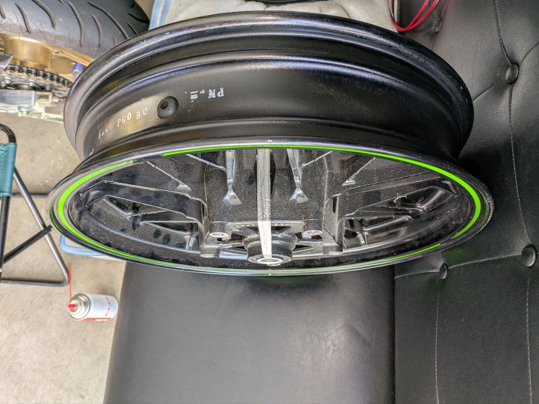 2019年式Ｚ９００ＲＳカフェ純正ホイール(リアスプロケット付)前後2本セット