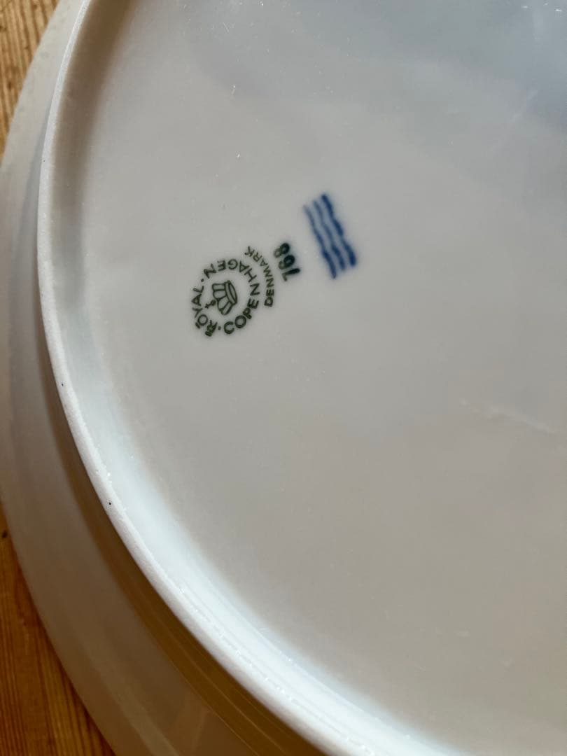 ロイヤルコペンハーゲン　ホワイトフルーテッドハーフレース27ディナープレート×5