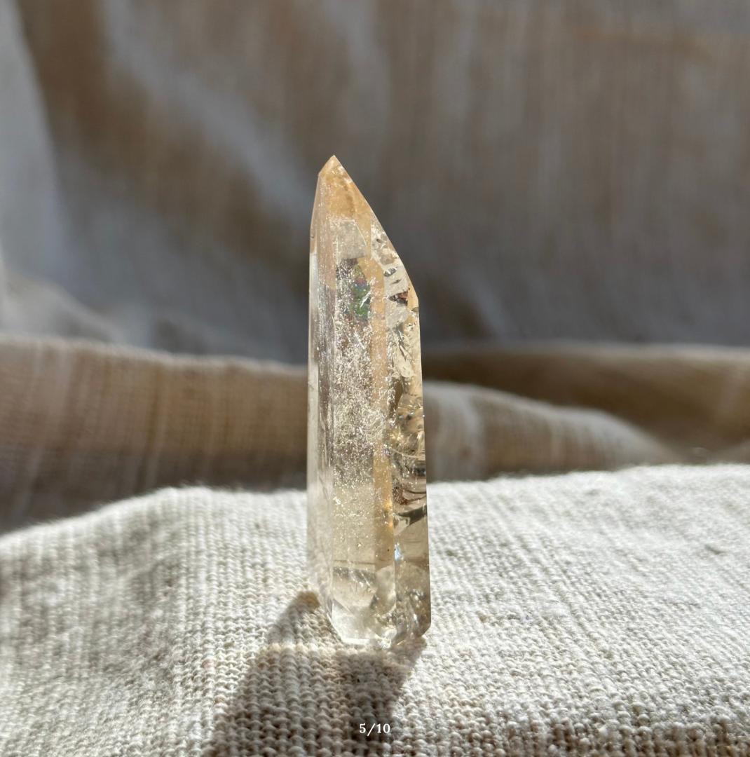 非加熱【シトリン】 天然 シトリン ミニ ポイント ブラジル産